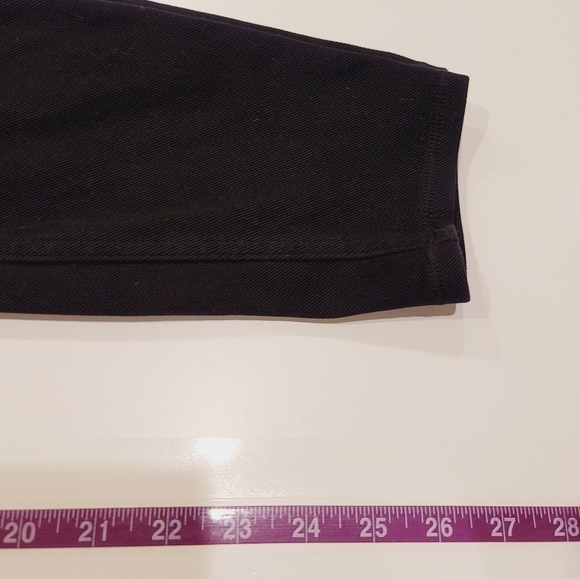 SPANX BLACK RIBBED PULL ON LEGGINGS, SZ LARGE - Picture 16 of 16